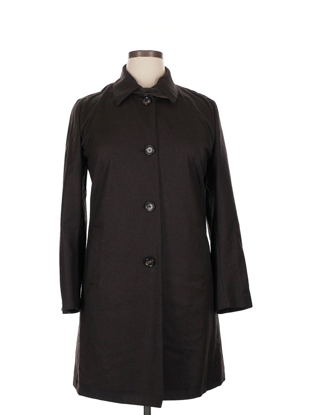 Diane Firsten Italy Lightweight 100% Wool Transitional Car Coat IT 46 US 10
